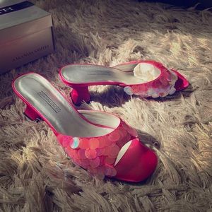 Final❤️ Amanda Smith Satin Mules